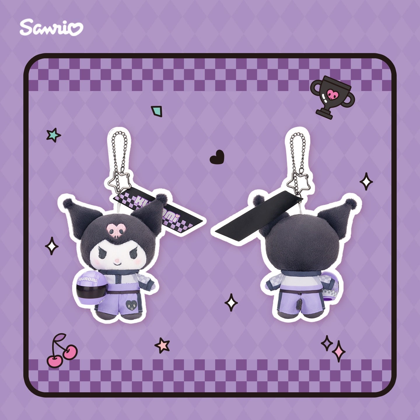 Sanrio F1 賽車系列公仔掛件