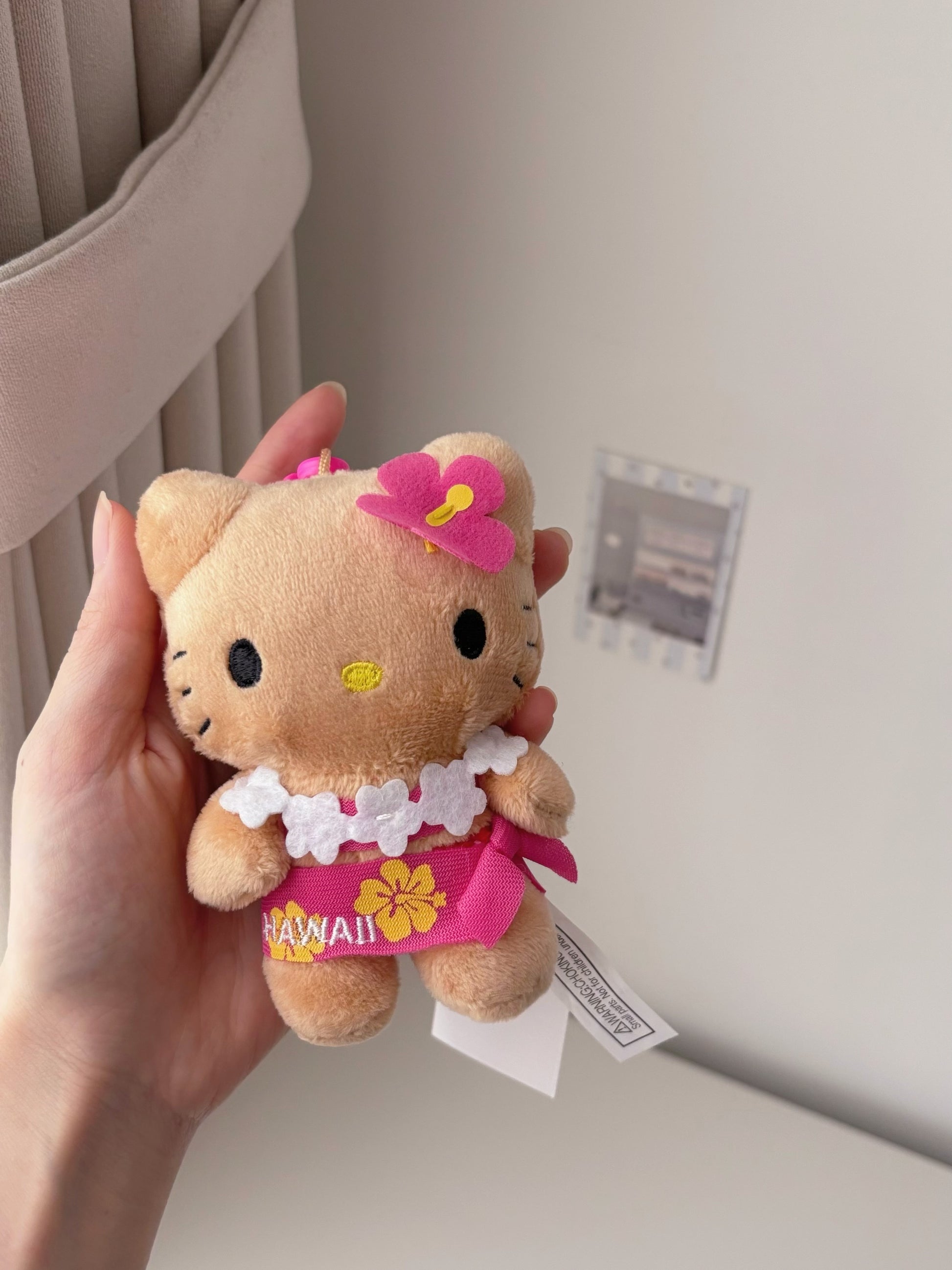 夏威夷限定黑皮Hello Kitty掛件