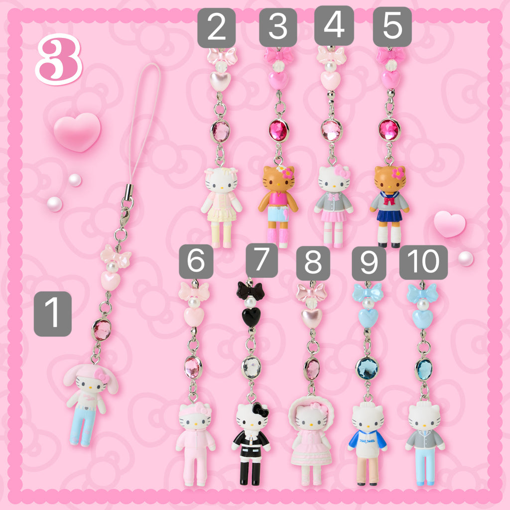 Hello Kitty 長腿新系列掛件/電話繩