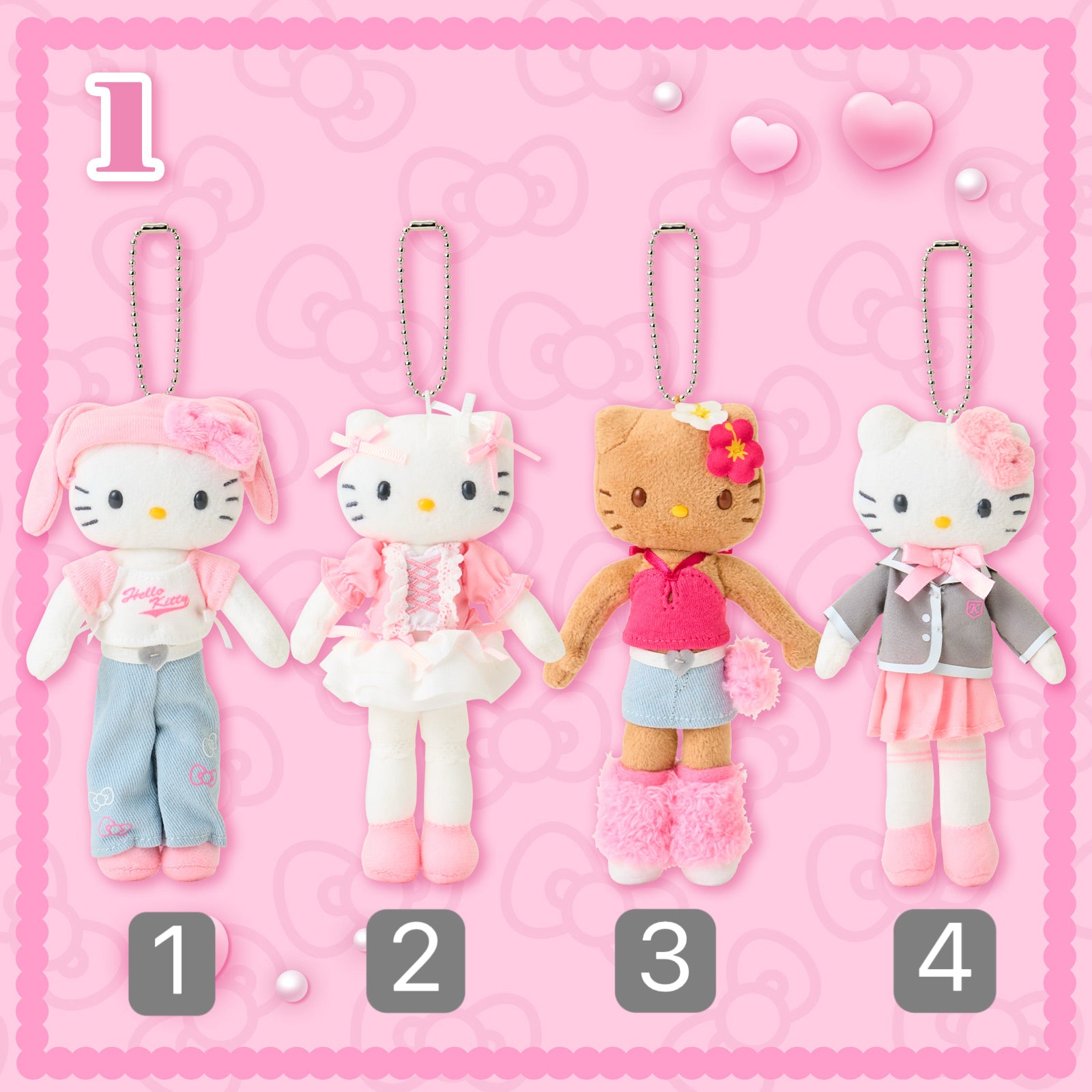 Hello Kitty 長腿新系列掛件/電話繩