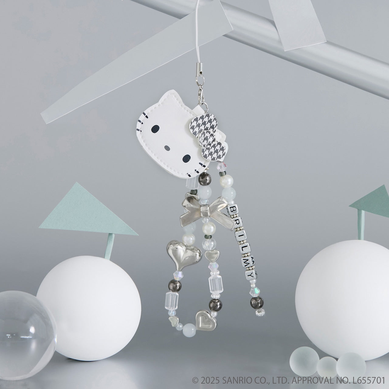 Hello Kitty x brilmy 電話繩掛飾