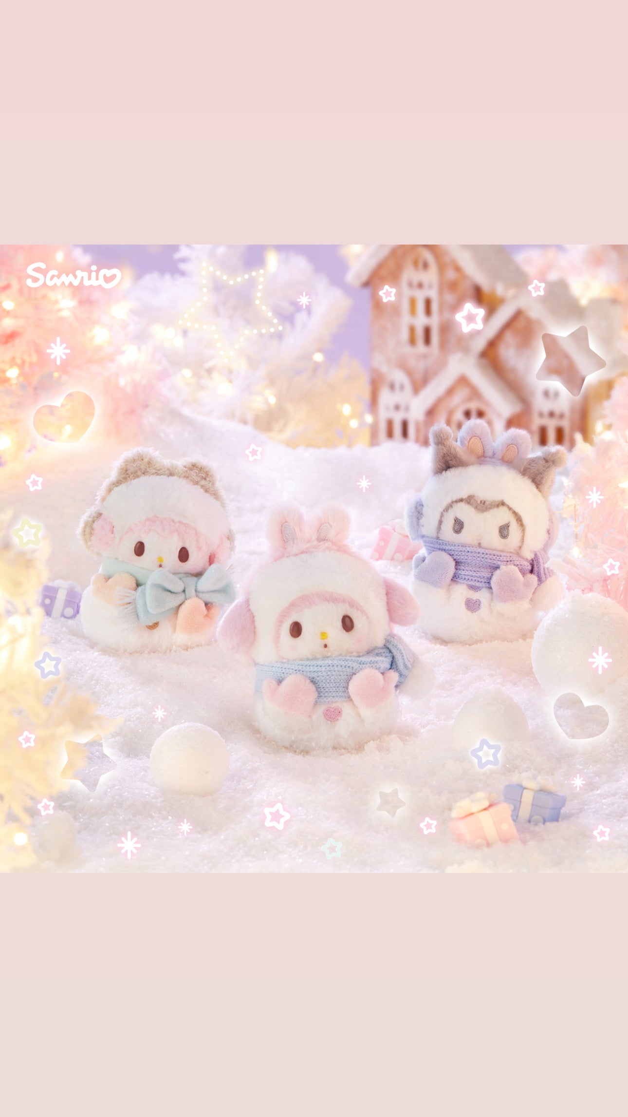 Sanrio堆雪人系列掛件