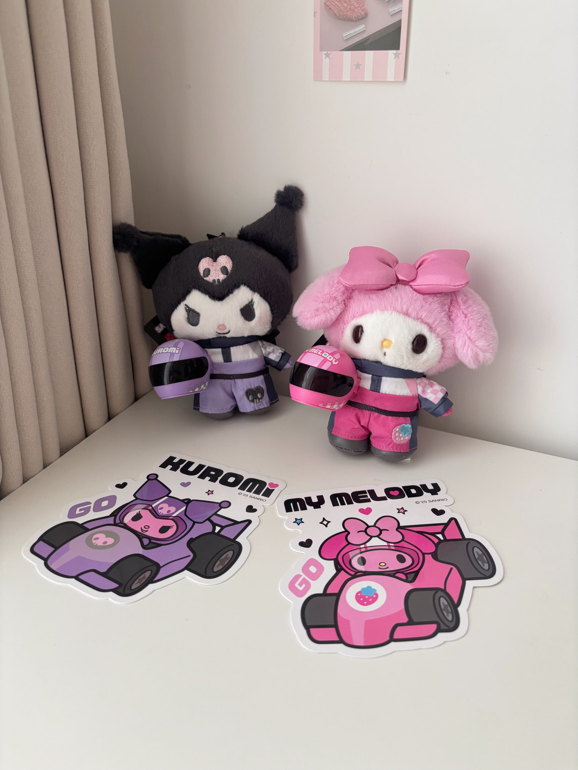 Sanrio F1 賽車系列公仔掛件