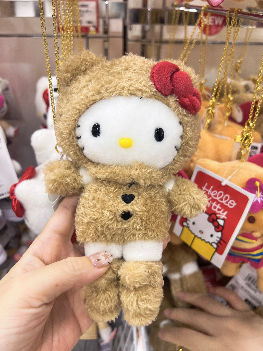 Hello kitty 展會限定長腿kitty掛件