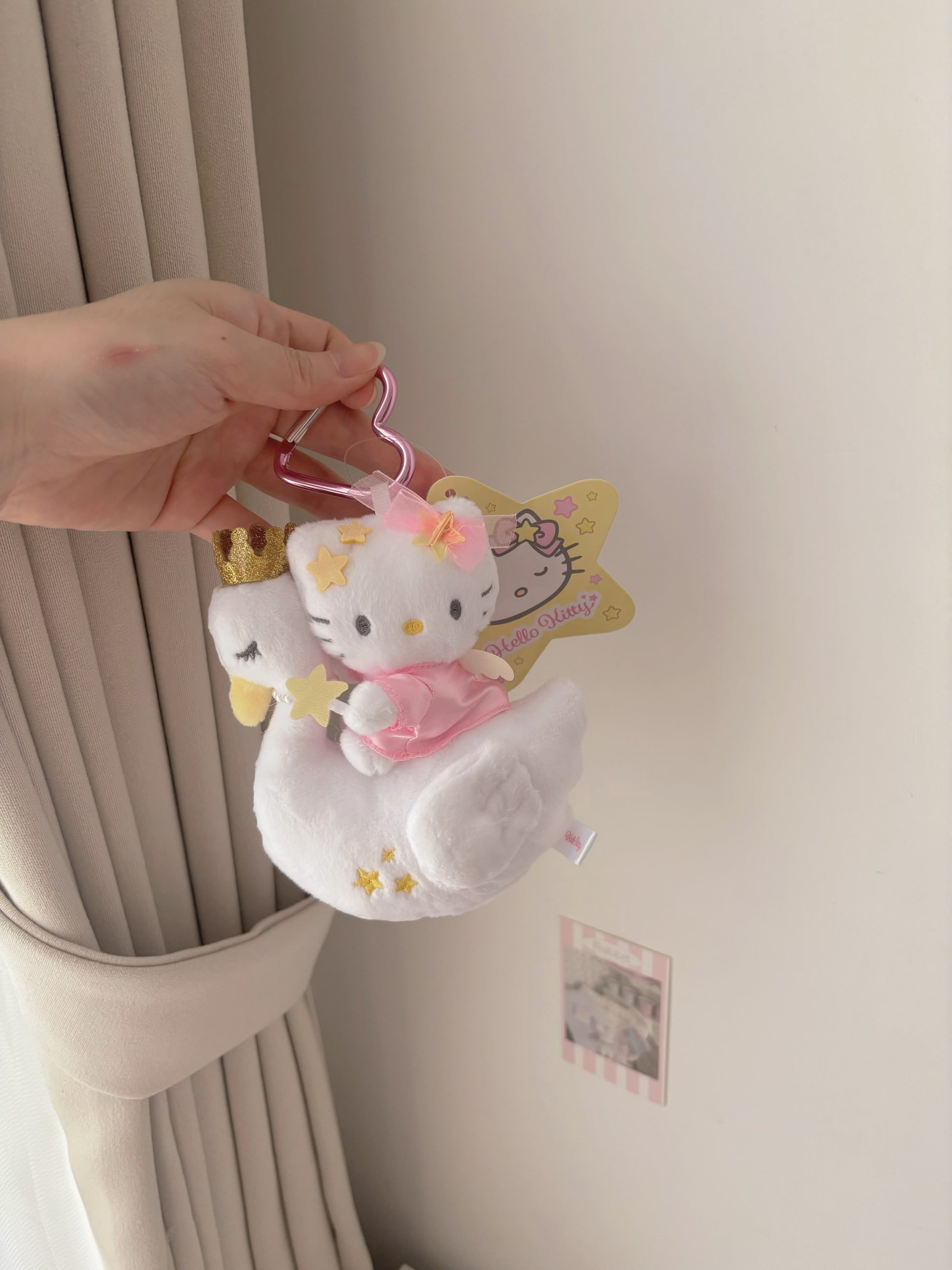 Hello Kitty天鵝/獨角獸掛件