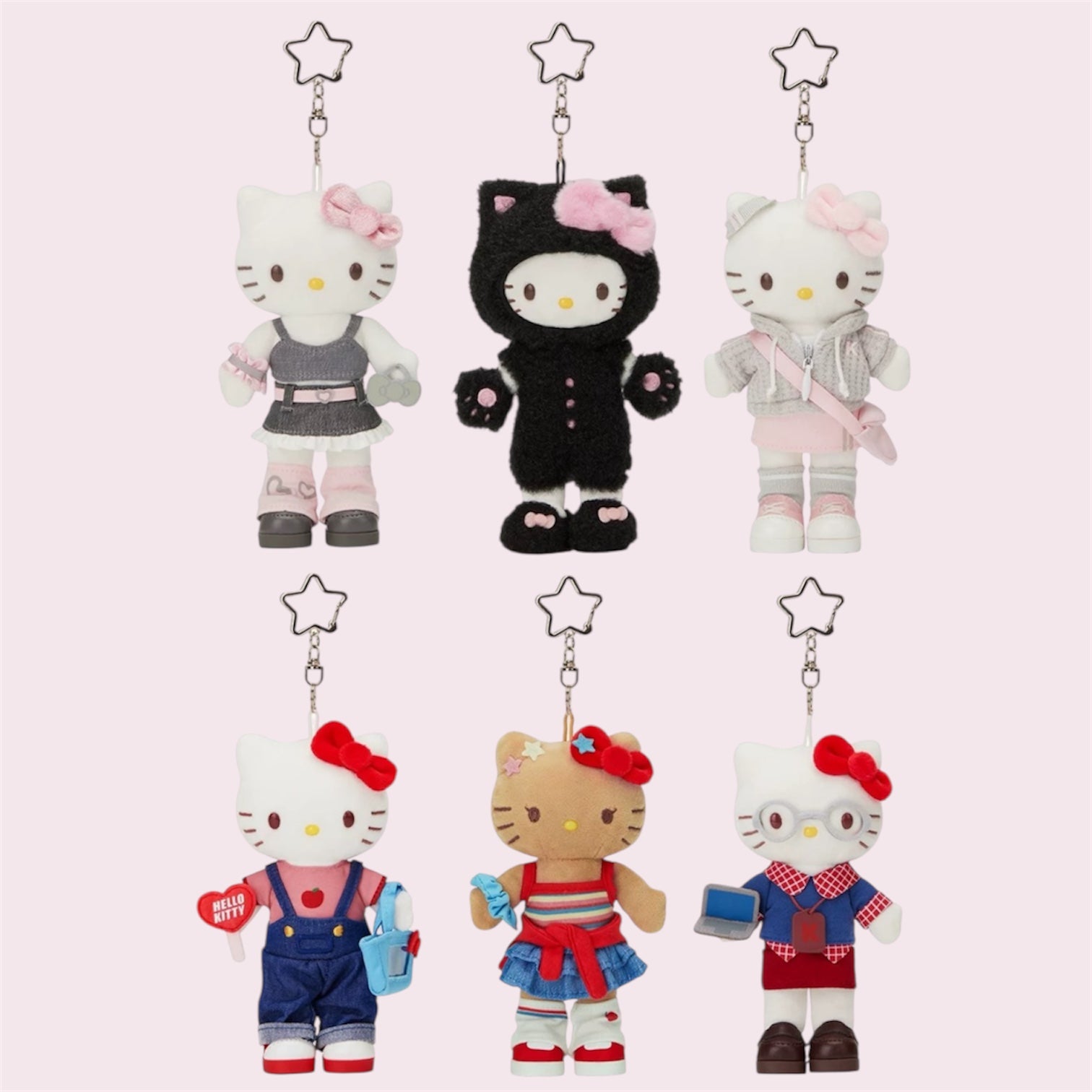 國內Sanrio限定” Hello Kitty的一天”長腿掛件